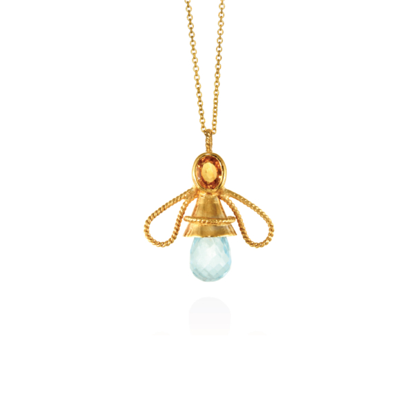 CS_18kt_honey_bee_pendant_citrine_blue_topaz