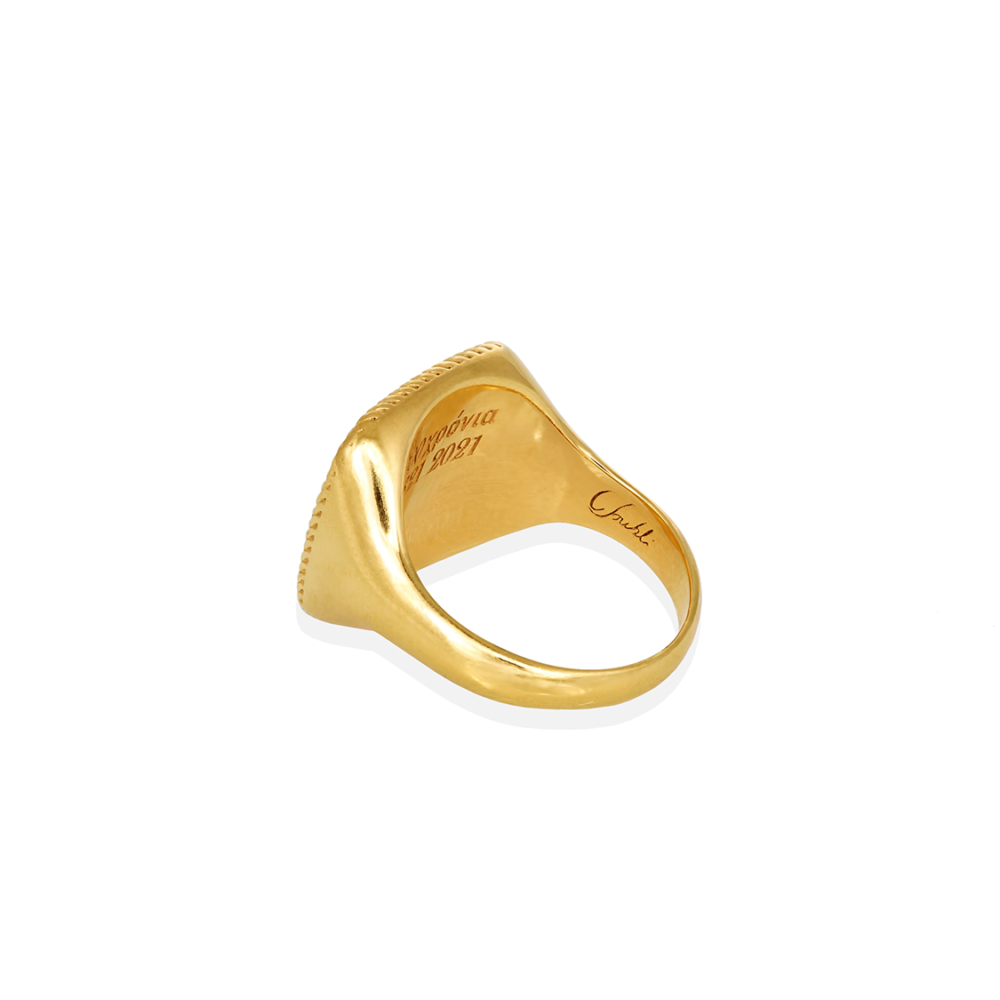 Christina Soubli_Gold plated 925 silver 1821 charm ring FL 21 (4)