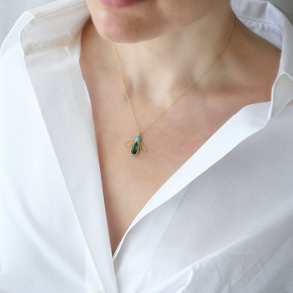 Honey Bee Pendant LS