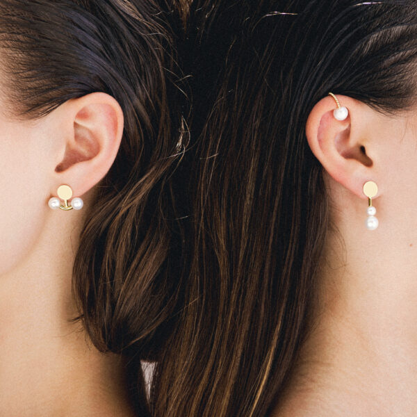 earring studs with pearls